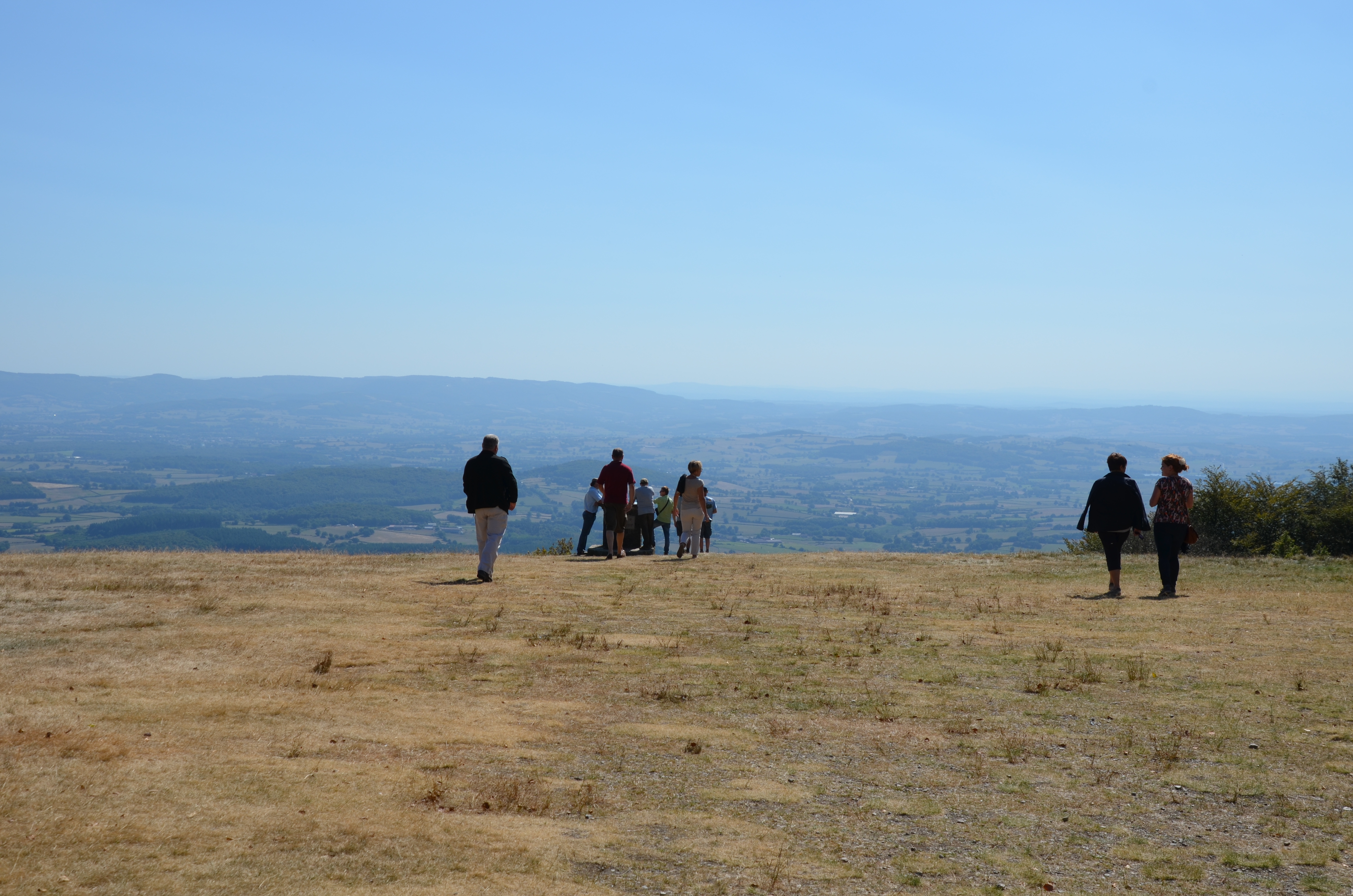 Panorama du Mont Beuvray. Crédits : J.Champres, Cerema
